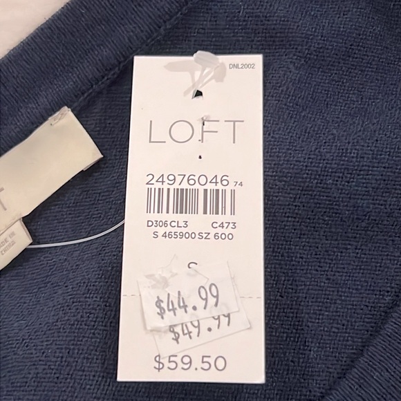 LOFT Tie Bell Sleeve Sweater - Picture 5 of 6